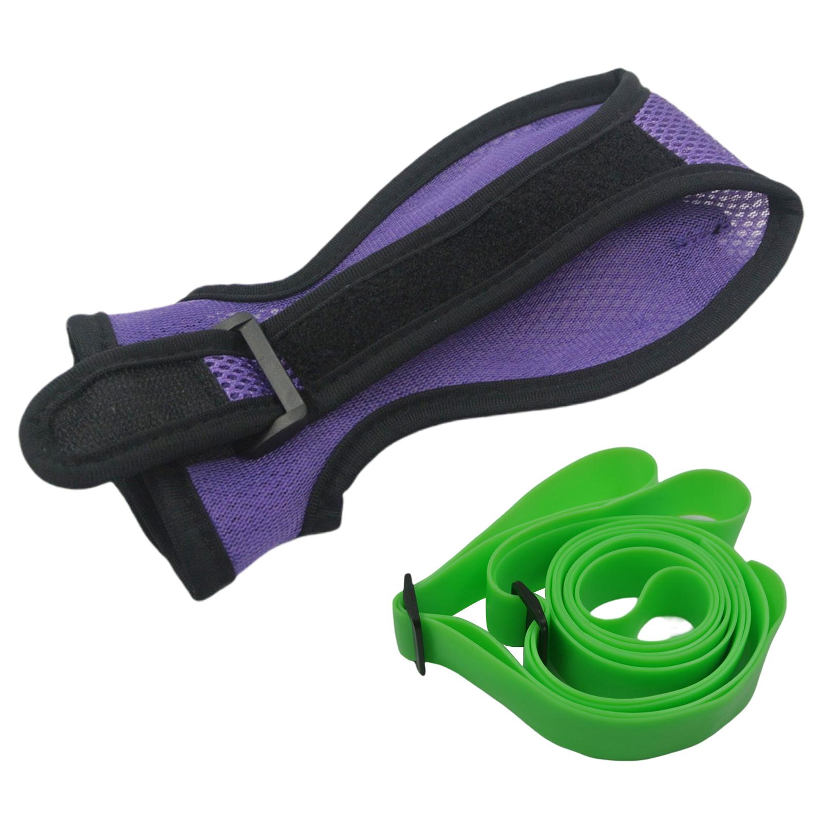 Arm Tension Training Belt Arm Resistance Band Portable Durable Fitness Belt for Stroke Hemiplegia Training Exercise with Golve