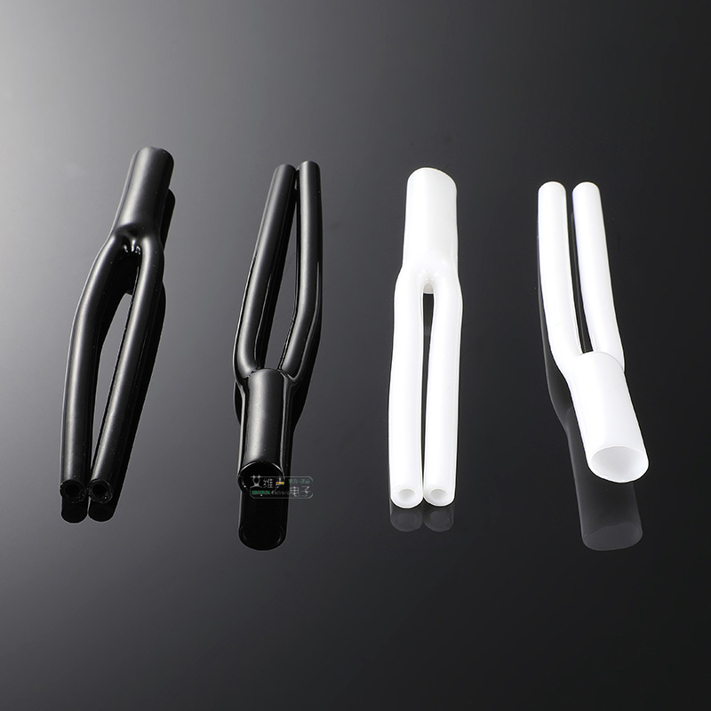 Cable Y-1 Split 2 Rubber Sleeve DIY Audio Cable 1 Split 2 Forked Tube Sleeve Speaker Headphone Cable Y-Type Heat Shrink Tub