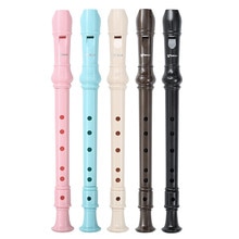 6/8 Holes Long Flute Soprano Recorder Flute Instrument For Children Educational Tool Beginner C Key Unique Sound Structure