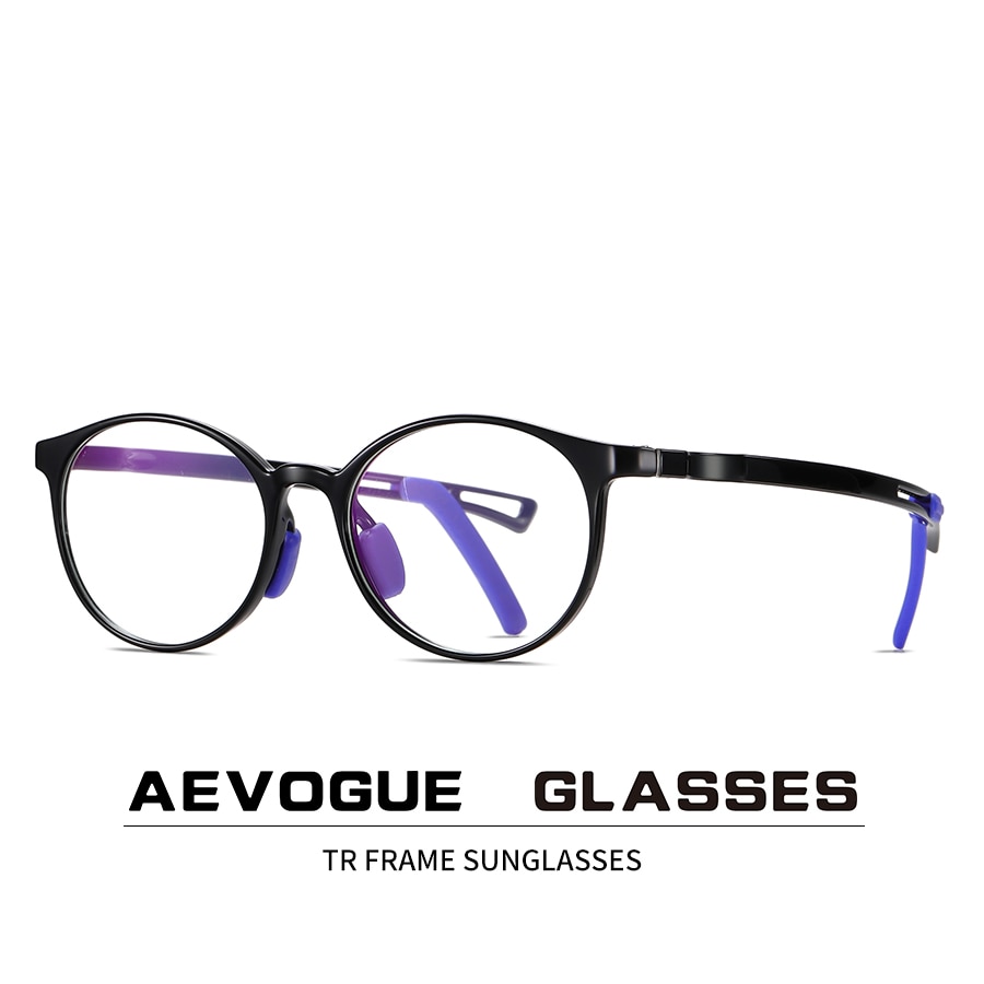 AEVOGUE Child Anti Radiation Optical Frame TR90 Blue Light Blocking Glasses Game Eyeglasses AE0917