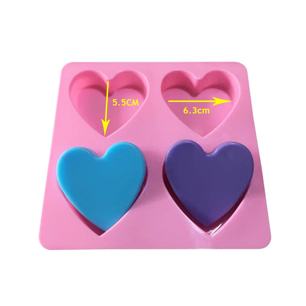 Diy silikonesæbeform isterning slik chokoladekage småkage cupcake forme rektangel blomst rose form til frossen mikrobølgeovn: 5