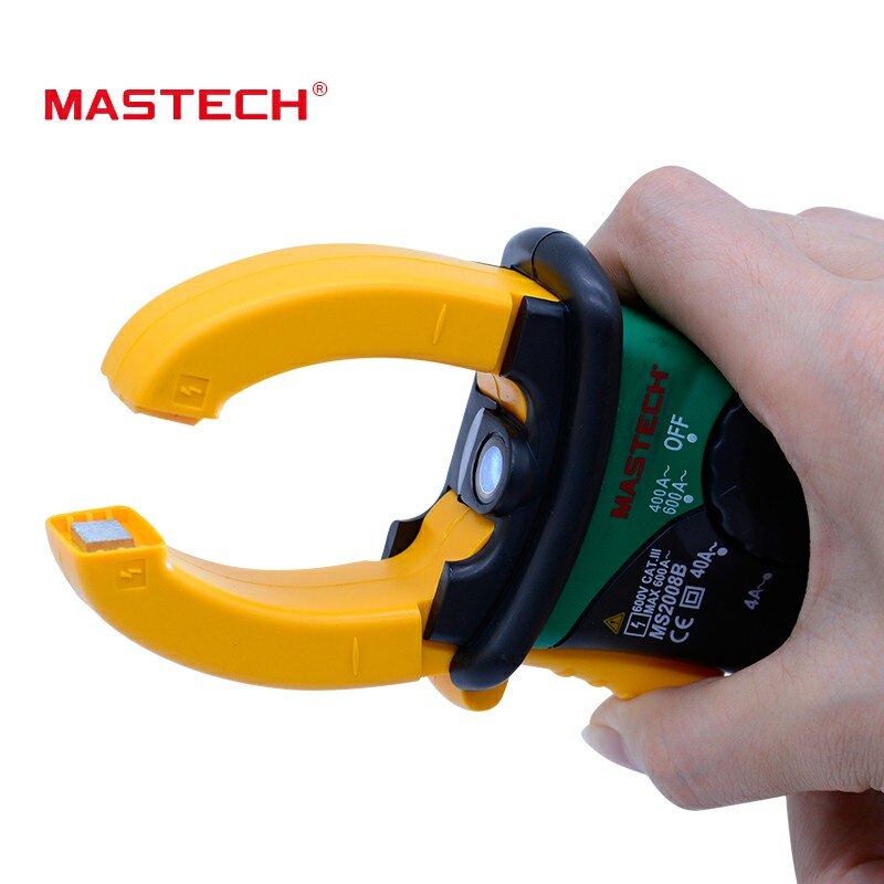 MASTECH MS2008B Digital Multimeter Ampere Clamp Meter AC Current Clamp Pincers,AC/DC Voltage Capacitance Resistance Tester