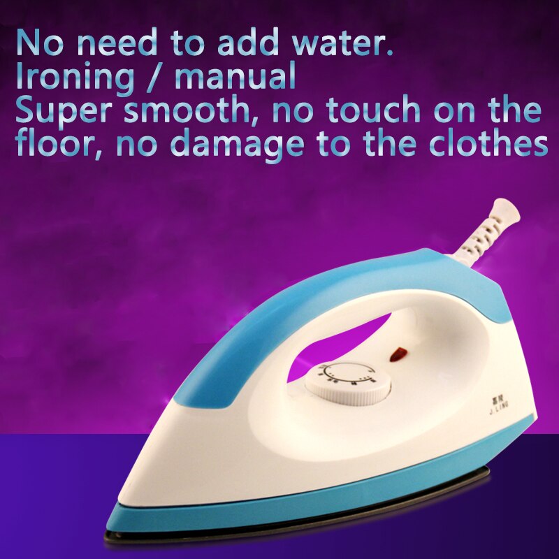 Dry Electric Iron Domestic Multi-stage Dry Ironing Non Steam Electric Iron Water Free Non Stick Ironing Machine