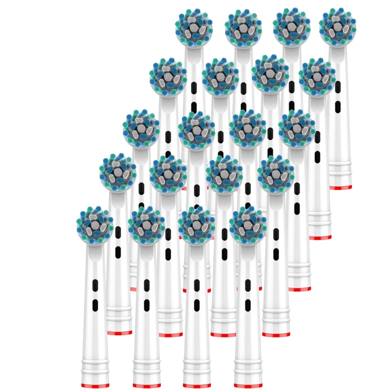 4 Stuks/12 Stuks/20 Stuks Elektrische Opzetborstels Vervanging Zachte Haren Compatibel Voor Orale b: Bruin
