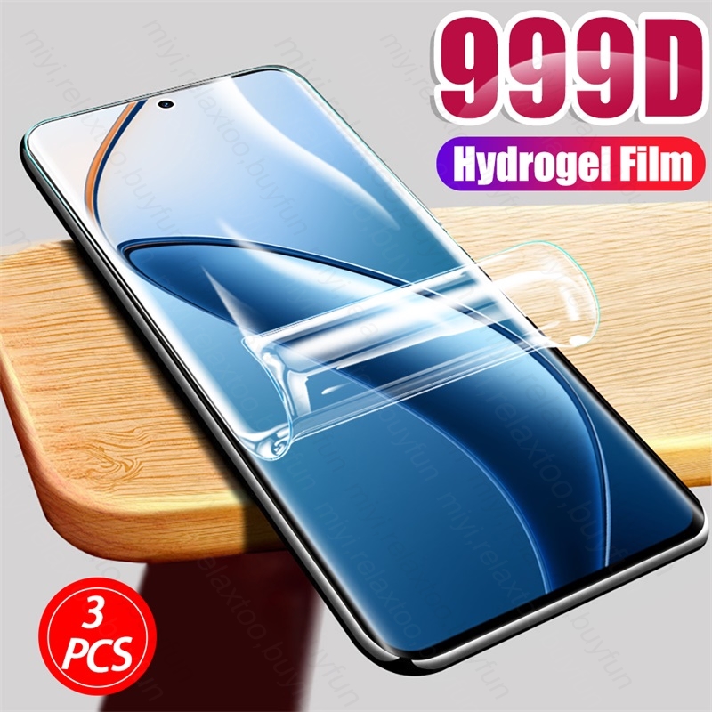 3PCS 999D Weiche Hydrogel Film Für Realme 12 Pro + Realmi 12 Pro Plus 5G RMX3840 6,7 "Screen Protector Nicht Glas Auf Realme12Pro + 5G