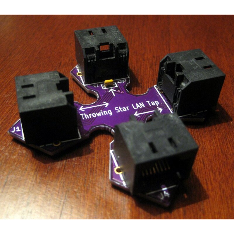 Netzwerkpaket-erfassungstool lan-wurfstern-anleitung zusammengebaut