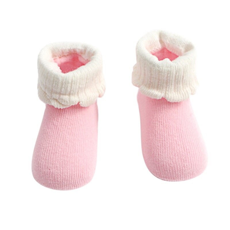Antislip kinderwintersokken babysokken met stikselkleur babysokken babyjongens-meisjessokken