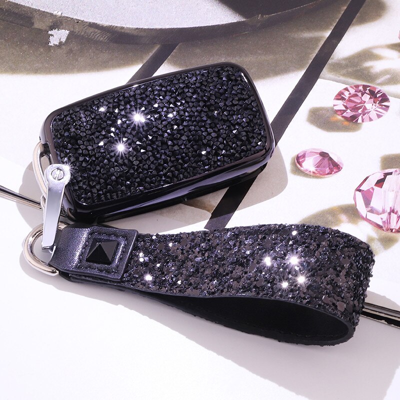 Luksuriøs krystall diamant bil nøkkelveske til vw golf bora jetta polo golf passat skoda octavia  a5 fabia seat ibiza leon car