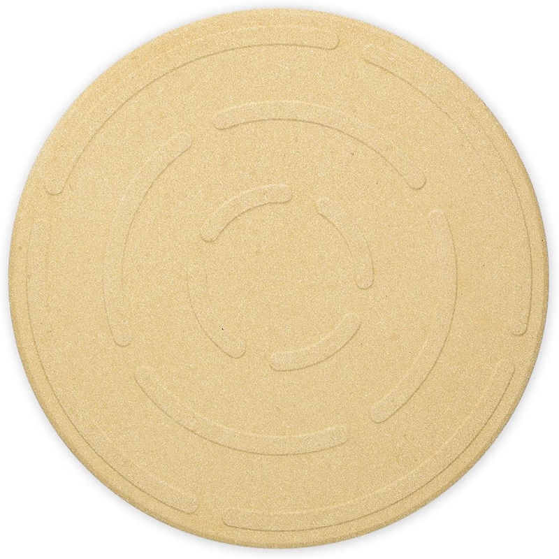 Pierre à Pizza 12 pouces pour la cuisson-cordiérite Pizza plaque de pierre pour barbecue Grill four-cuire et servir Pizza pain fromage-rond: Default Title