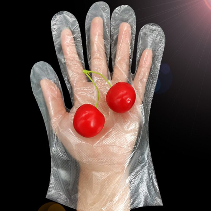 100Pcs Milieuvriendelijke Wegwerp Handschoenen Tuin Huishouden Keuken Restaurant Bbq Helder Multi-Functionele Handschoenen Food Grade