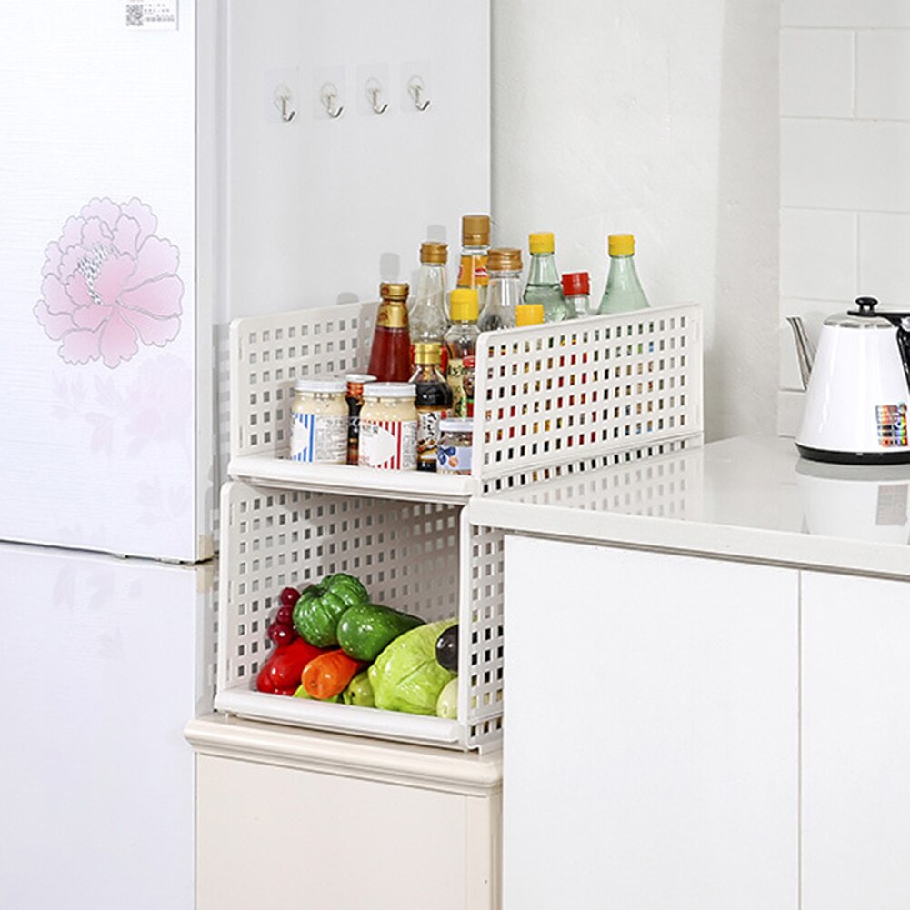 Organizador de roupas flip destacável, caixa de plástico transparente engrossada para gavetas, caixa empilhável, organizador de guarda-roupas, casa, guarda-roupa