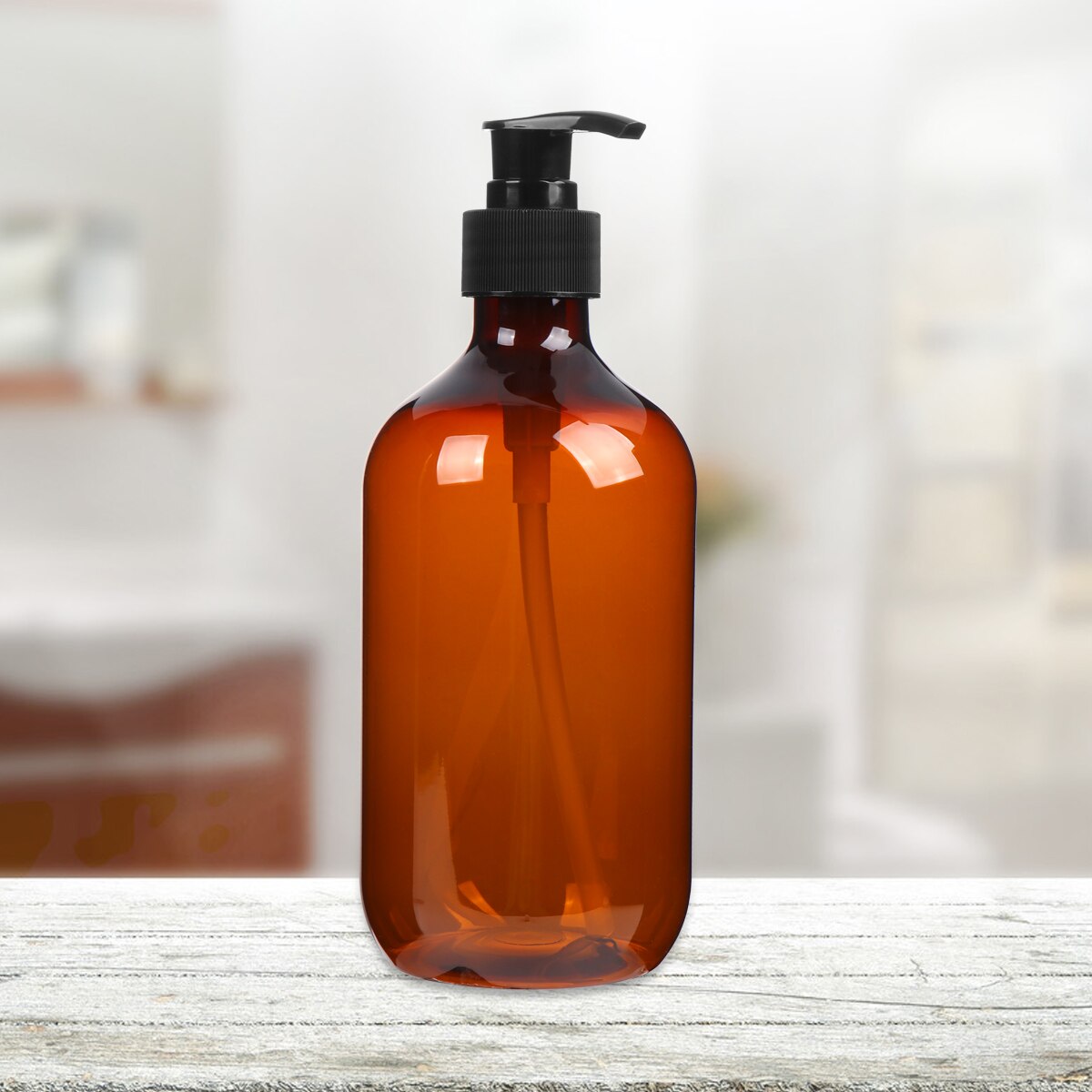 4Pcs 500 ML Lotion Bottles Travel Set Refillable Shampoo Lotions Liquid Sub Bottles for Hotel Home Bathroom Business Travel A50