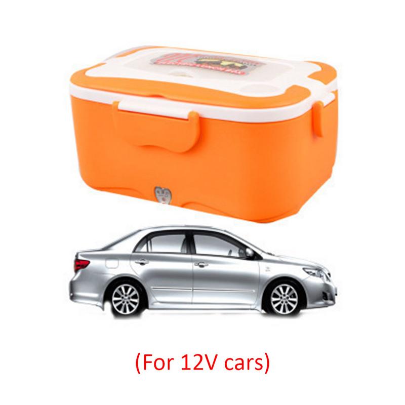 24v lastbil elektrisk madkasse 12v bilvarme madkasse plug-in isolering riskoger 1.5l elektronisk madkasse: 12v orange