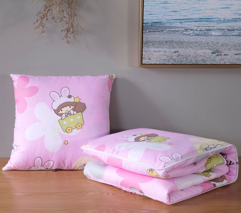 2 in 1 Herbst/Winter Faltbare Kissen Decke Patchwork Decke Decke Auto Sitzkissen Sofa Büro Nickerchen Kissen Für stühle Zurück: 15