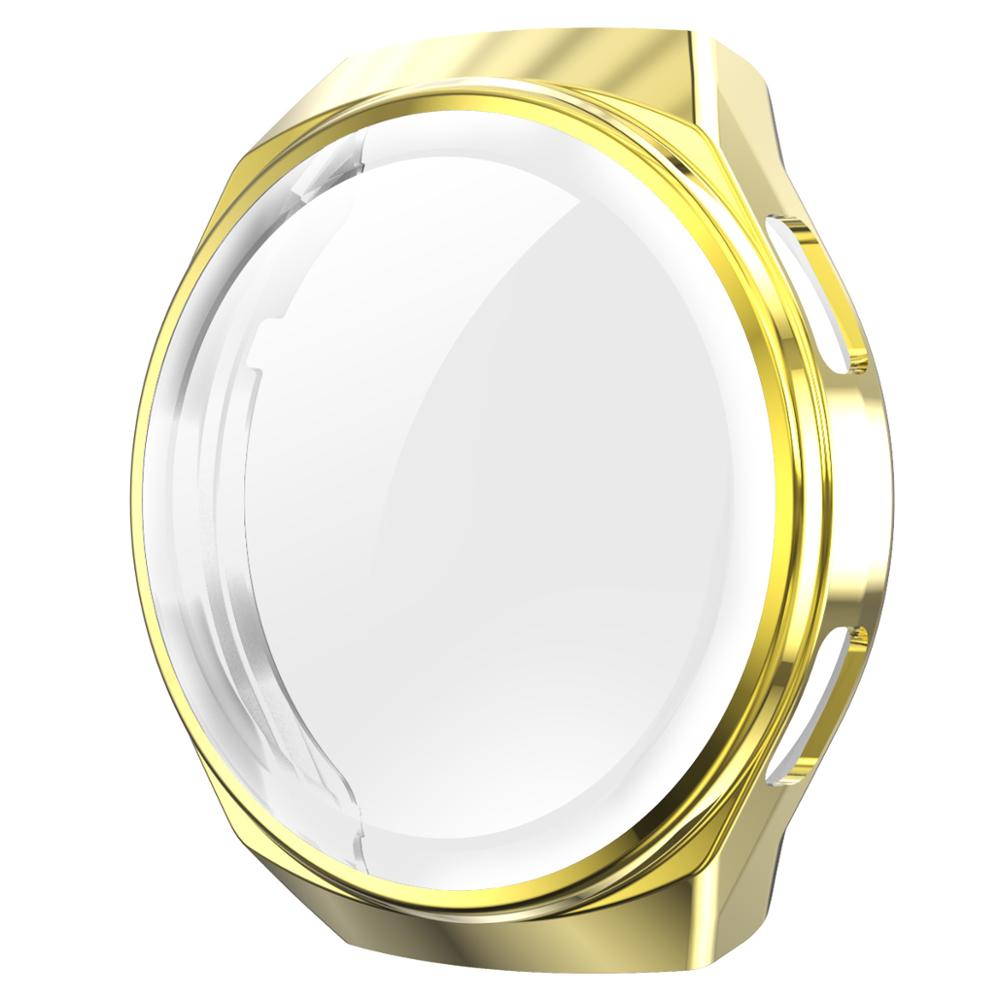 Funda para Huawei Watch GT 2e, carcasa suave de TPU, marco de cobertura completa, accesorios de reloj inteligente, parachoques + Protector de pantalla, reloj Huawei GT2E: gold