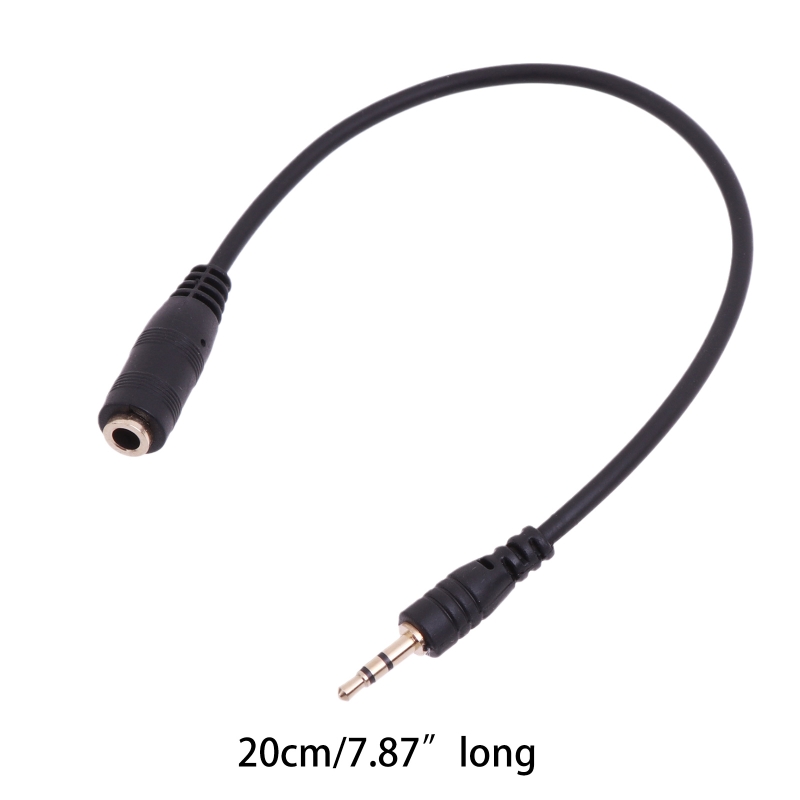 2.5Mm Naar 3.5Mm Aux Adapter Converter Man-vrouw Jack Voor Hoofdtelefoon