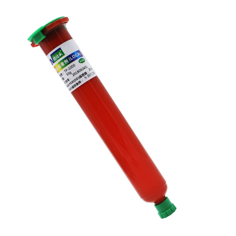 El más TP-1000 LOCA UV pegamento líquido Optico claro adhesivo tp 1000 uv pegamento para pantalla táctil samsung galaxy iPhone