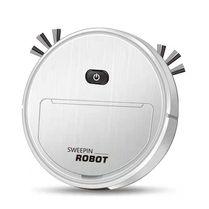 Automatisk rengøringsrobot kommerciel smart kost støvsuger feje robot smart støvsuger robot 3 in1 moppe fejemaskine ren maskine: Hvid