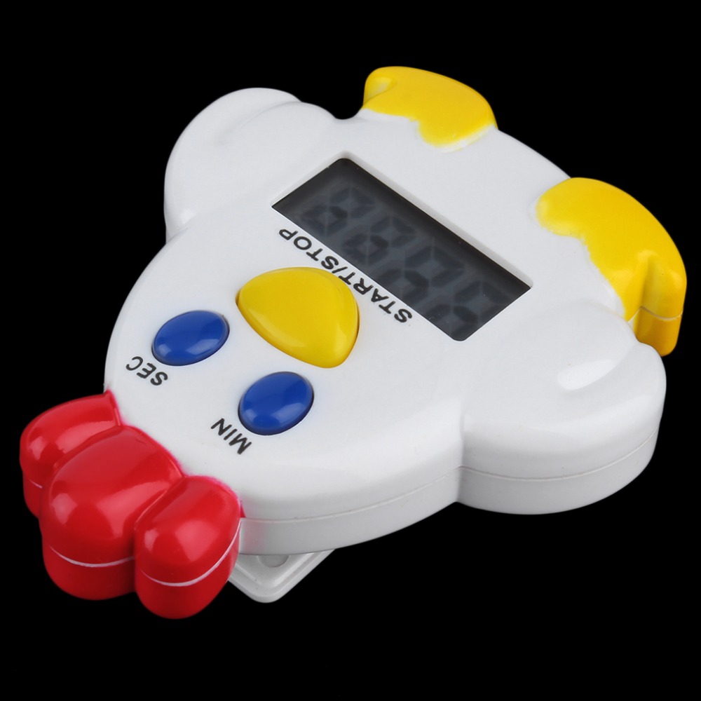 Mini Family Reminder Cartoon Adorable Chicken Kitchen Timer 99 Minute 59 Seconds Cooking Mechanical Alarm Bell