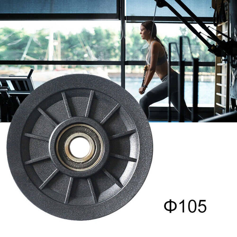 1pc/4 stk universalt bærende remskivehjul kabel maskine fitness gym udstyr del indvendigt fitness udstyr