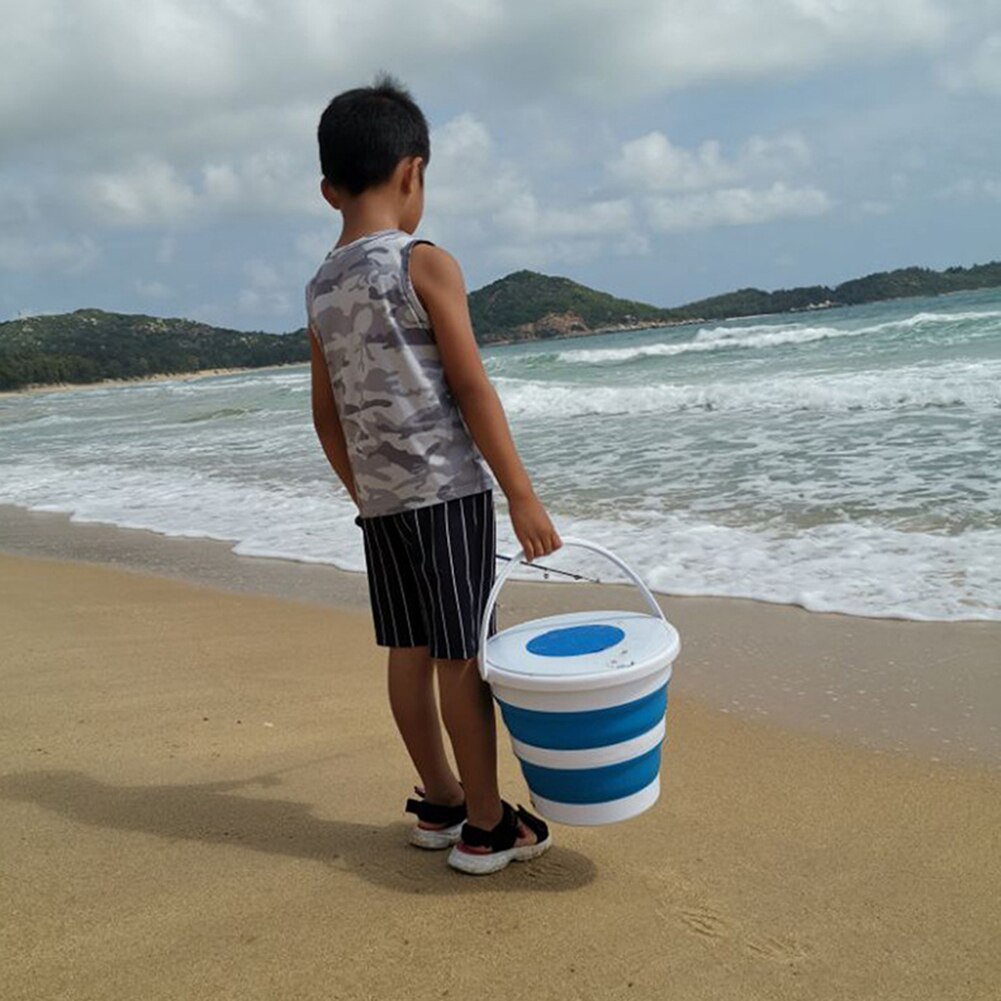 Collapsible Bucket Portable Home Outdoor Fishing Travel Car Washing Basin Bucket Children Outdoor Fishing Travel Home Storage