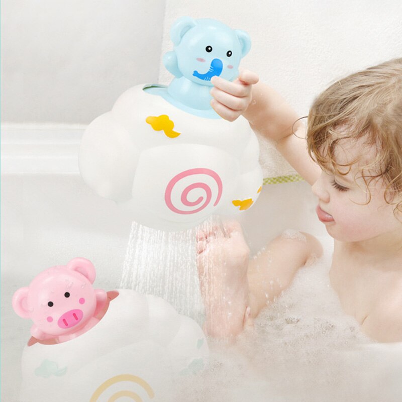 Giocattoli da bagno per bambini divertimento vasca da bagno docce beccucci da bagno ventose pieghevole Spray rubinetto gadget 2021