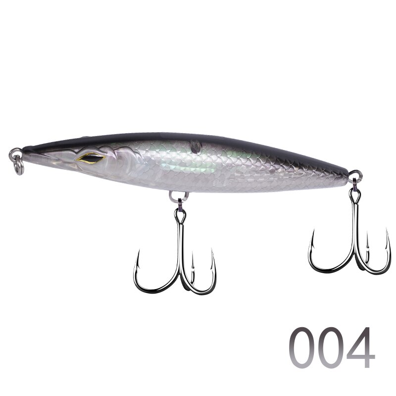 Leurre de pêche pour poissons de mer 90/110/130 mm,appâts flottants de type Wobbler, Topwater, 117, DT3002,: 004 / 110mm 16.5g