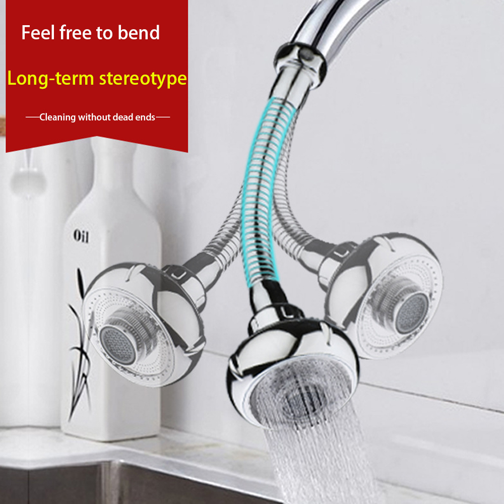 360 Graden Flexibele Kraan Nozzle Voor Keuken Waterbesparing Keuken Nozzle Voor Mixer Voor Water Saving Tap Douche Filter Twee modus