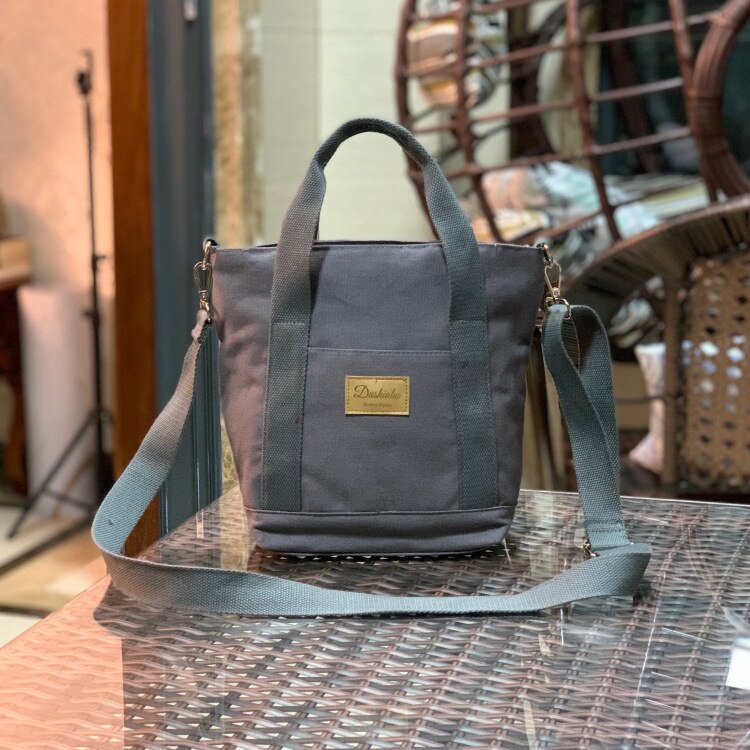 Women Zipper Multi Pocket Lunch Bag Picnic Office Worker Portable Wide Opening With Handle Thermal Insulation Tote Students: 4