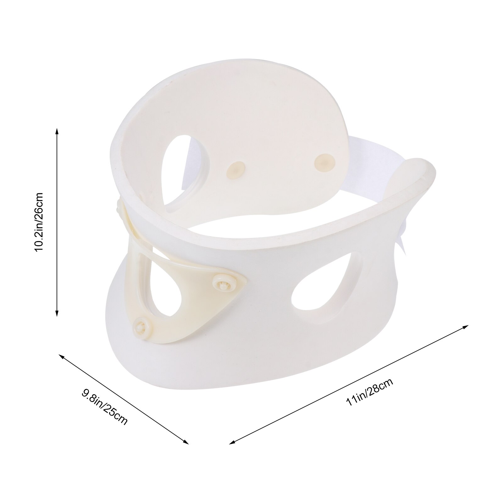 1pc Neck Support Collar Neck Supporting Brace Neck Protecting Tool (White)