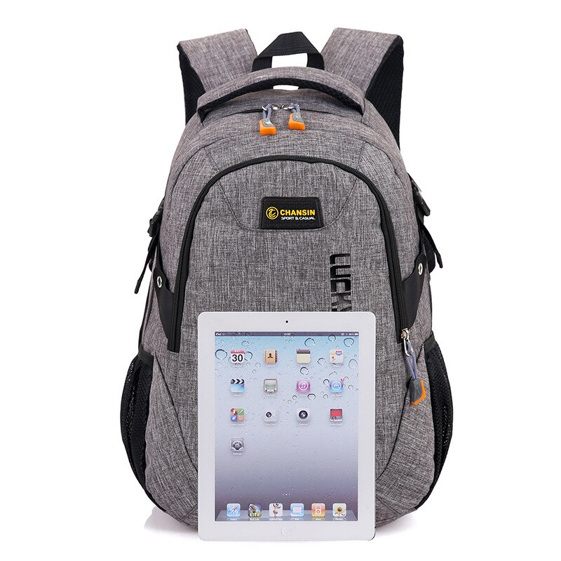 Mochila de viaje de lona informal Unisex, morral escolar antirrobo impermeable para ordenador portátil, mochila de para estudiantes