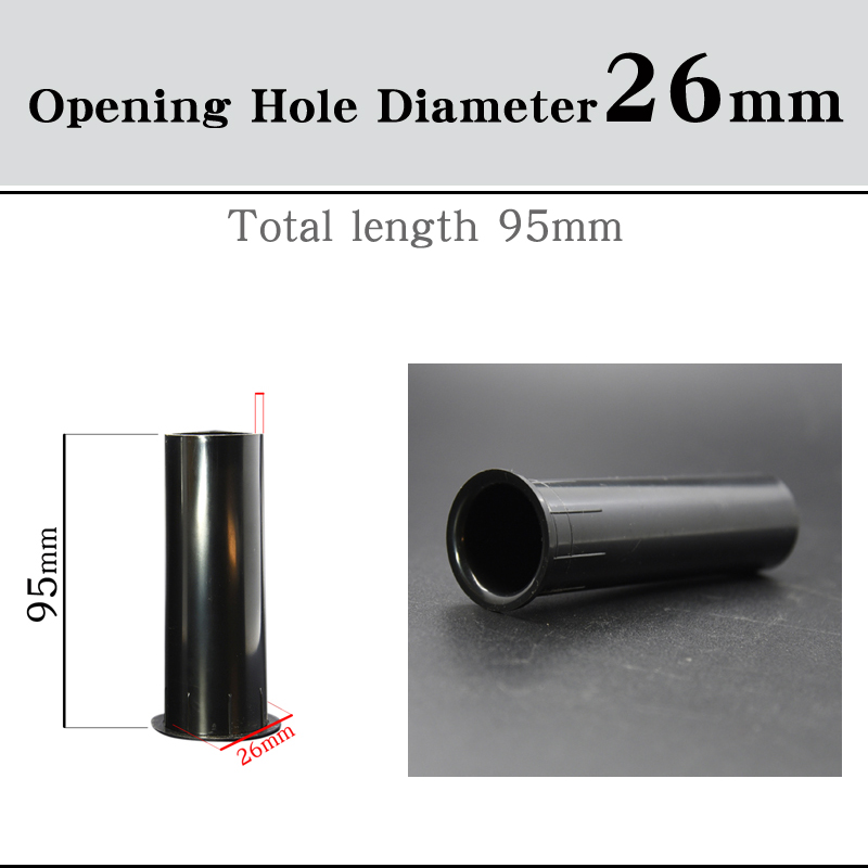 HIFIDIY LIVE Speaker Guide Tube 2 3 4 5 6.5 8 inch BASS Subwoofer Loudspeaker Inverted Tube Port Auxiliary ABS open Hole 18~60mm: Red / Bundle 3