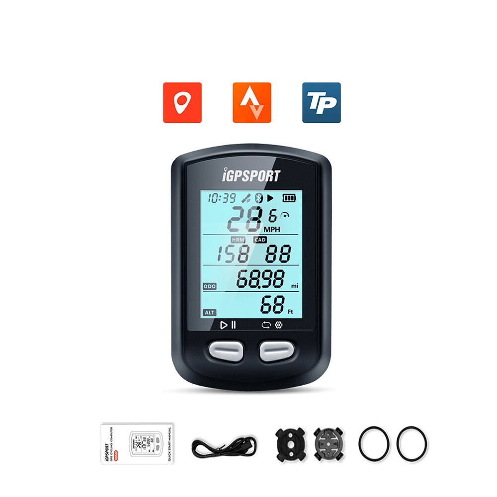 IGPS iGS10S iGS 10S GPS ANT+ Odometer Cycling Bike Computer C1 Speed Cadencer Sensors Cycl Speedomet Riding Cycling Speedometer: 10S Bike computer