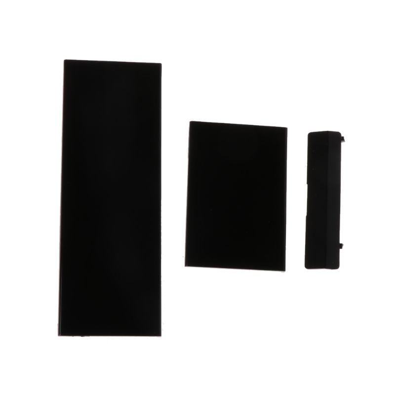 Vervanging Memeory Kaart Deur Slot Deksel 3 Onderdelen Deur Covers Voor Nintendo Nintend Wii Console: Black