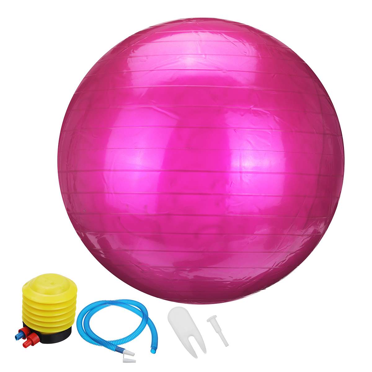 Bolas deportivas para Yoga, Bola para Pilates, Bola para Fitness, gimnasio, Equilibrio Fitball, ejercicio en casa, Pilates, entrenamiento, pelota de masaje, 55cm 65cm 75cm 85cm: 75cm pink