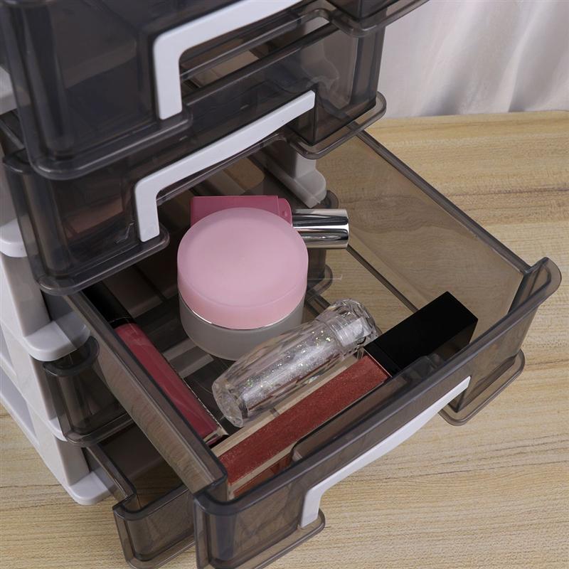 5-Layer Lade Bureau Opbergdoos Plastic Document Diversen Houder Cosmetische Kast Organizer Desktop Up Organizer Box