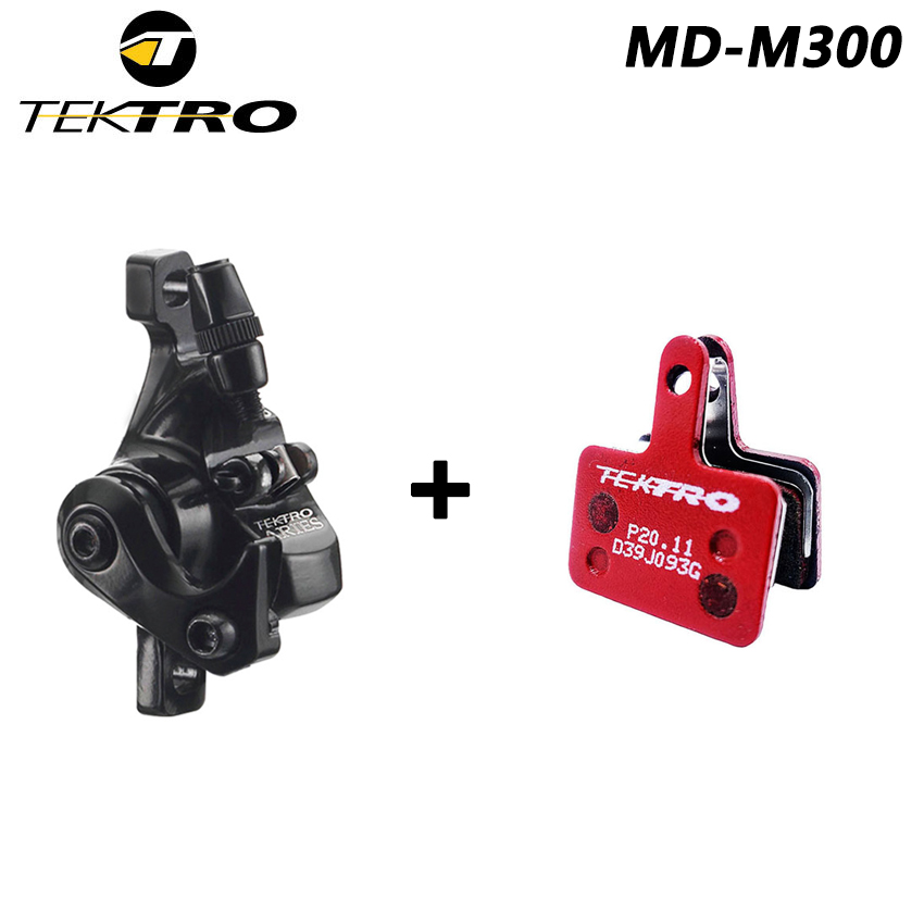 TEKTRO MD-M300 freno de disco de bicicleta de montaña abrazadera de freno mecánico Cable de Control disco de tracción accesorios de aleación de aluminio: Negro