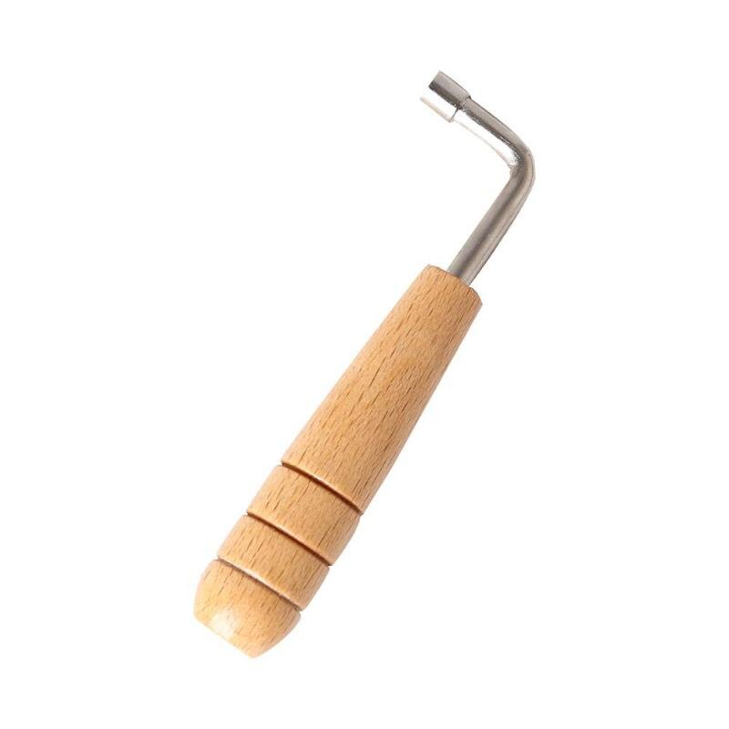 Durable Lyre Harp Tuning Wrench Multi-function Lyre Harp Tuning Hammer L-shape Square Wrench Tuner Spanner Repair Instrument