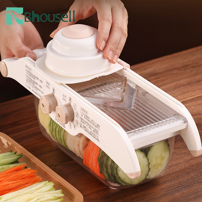 Multifunction Vegetable Cutter Adjustable Food Slicer Dicer Nicer Fruit Peeler Chopper Cutter Grater Kitchen Accessorie