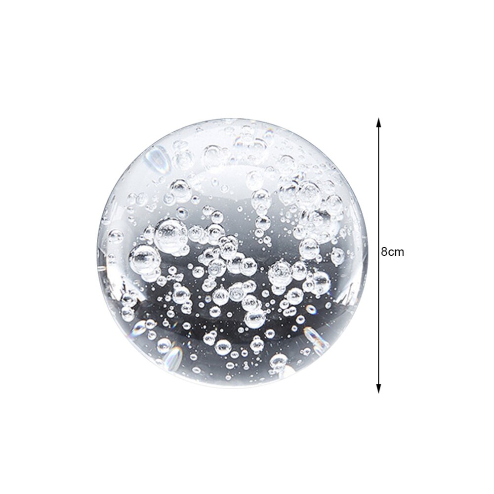 1Pc Bubble Kristal Transparante Rotstuin Decoratie Artistieke Versiering 6Cm