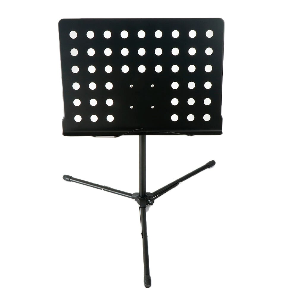 Foldable Sheet Music Stand, Adjustable Height 80-140cm, Black