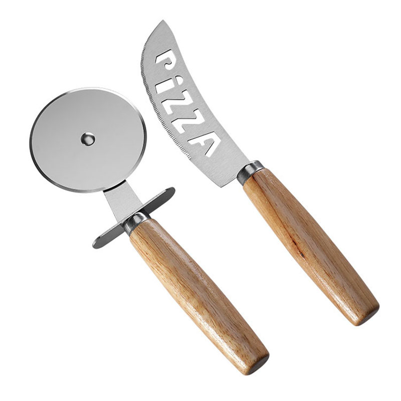Herramientas de corte de una sola rueda para Pizza de acero inoxidable, diámetro de 6,5 CM, cuchillo para Pizza doméstico, herramientas para pasteles, uso de rueda para galletas tipo gofre
