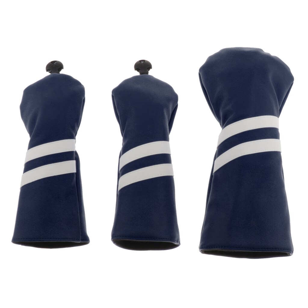 3 Stuks Golf Hoofddeksels Geen. 13 5 Houten Head Cover Voor Driver: Royal Blue