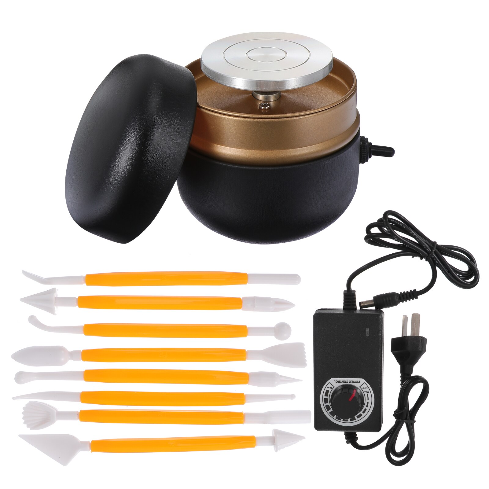 1 Set Portable Practical Pottery Making Tool Electric Pottery Wheel for Kids Men