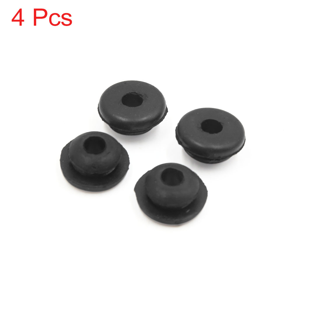 X Autohaux 4pcs Rubber Shock Absorber Bushing 6mm Hole Diameter Shock Absorber Bushings Universal for Car Motorcycle