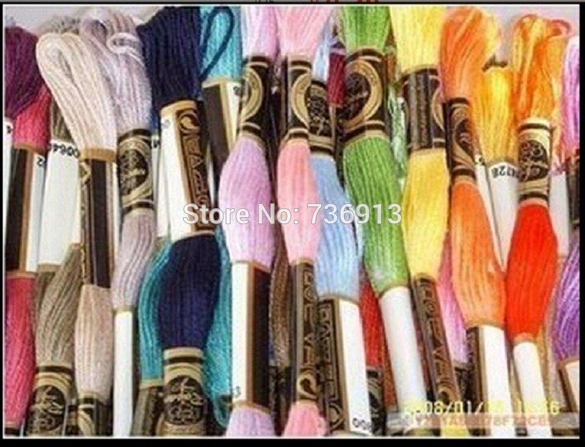 Populaire/Verschillende/Mix Kleuren Borduren Garen Floss Thread-Totaal 50 stuks