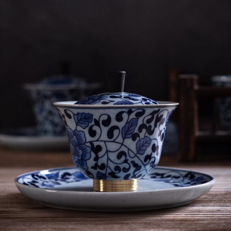At Auction: Een kleine verzameling Chinees blauw wit porselein