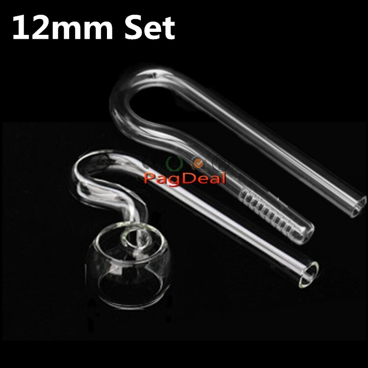 1 Set Mini Glass Aquarium Planted Tank Lily Pipe Voilet Surface SkImmer Inflow Outflow for 12/16mm (1/2") & 16/22mm (3/4") Tube: 12mminoutflowRspinse
