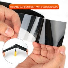 Carbon Fiber Auto Sticker Anti Scratch Strip Sill Scuff Cover Vinyl