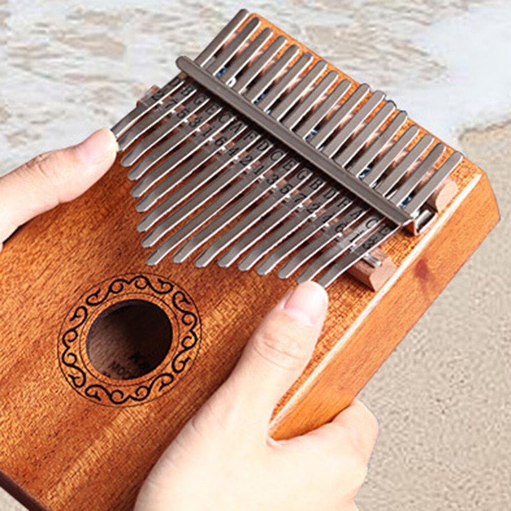 10/17 keys Kalimba African solid Mahogany Acacia Thumb Finger Piano 17 keys Solid Wood Kalimba Musical Instrument